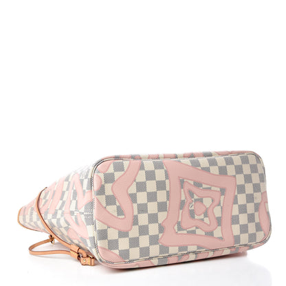 Louis Vuitton Damier Azur Tahitienne Neverfull MM 4 of 13