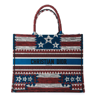 Christian Dior Canvas Embroidered Exclusive US Book Tote Multicolor 1 of 12