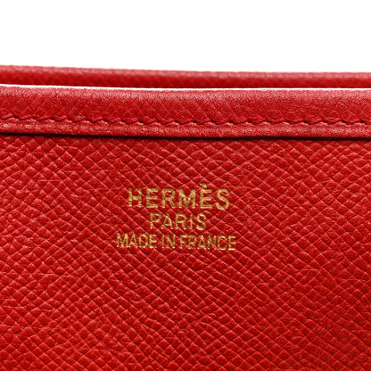 Hermes Courchevel Evelyne GM Rouge Vif 9 of 13
