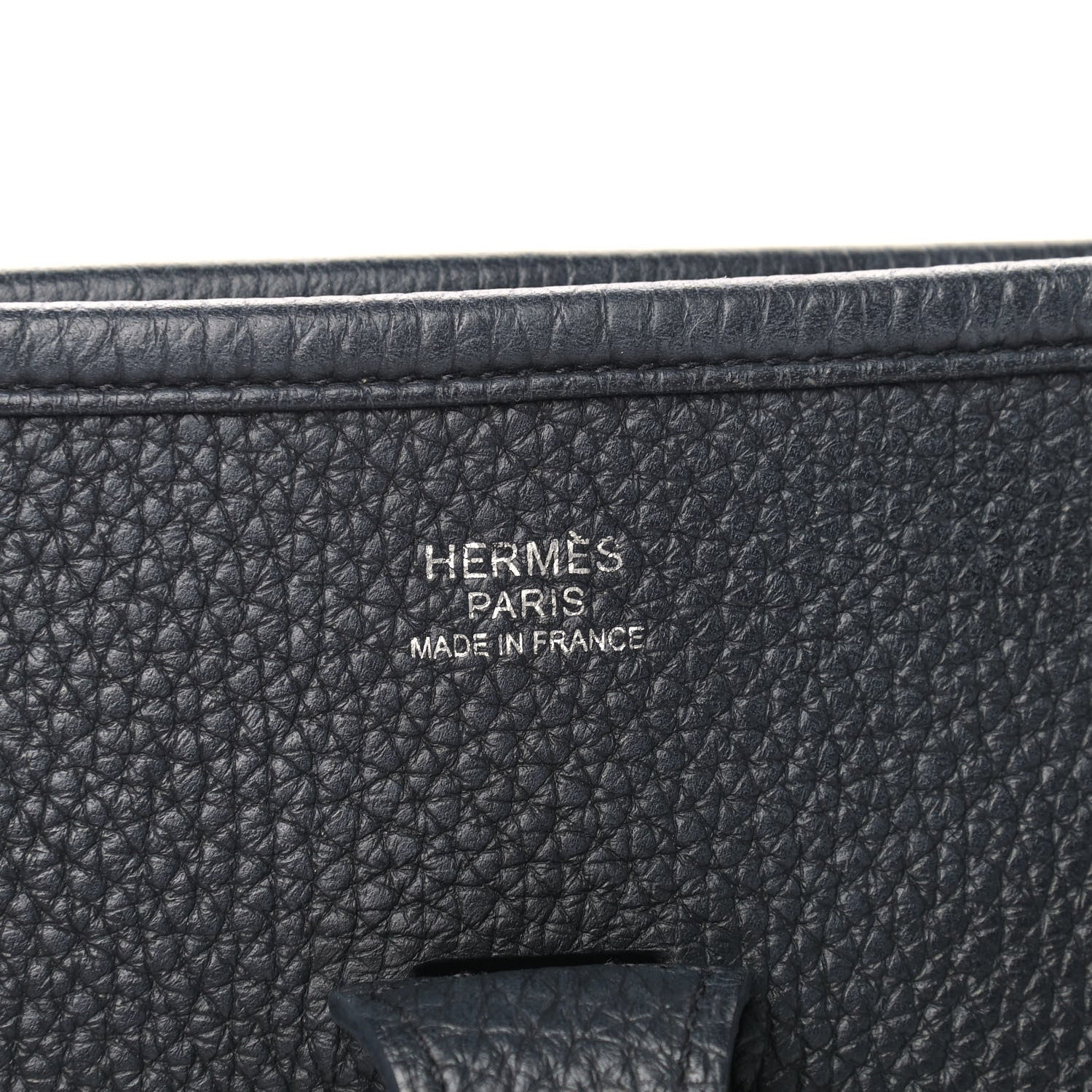 Hermes Taurillon Clemence Evelyne III PM Black 6 of 9
