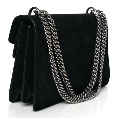 Gucci Suede Small Dionysus Shoulder Bag Black 3 of 10
