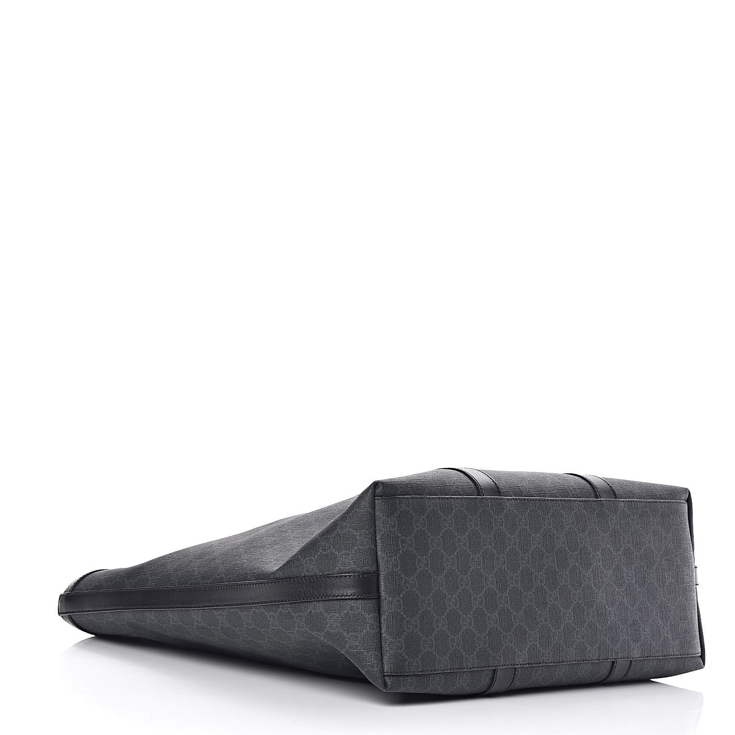 Gucci GG Supreme Monogram Tote Black Grey 4 of 11