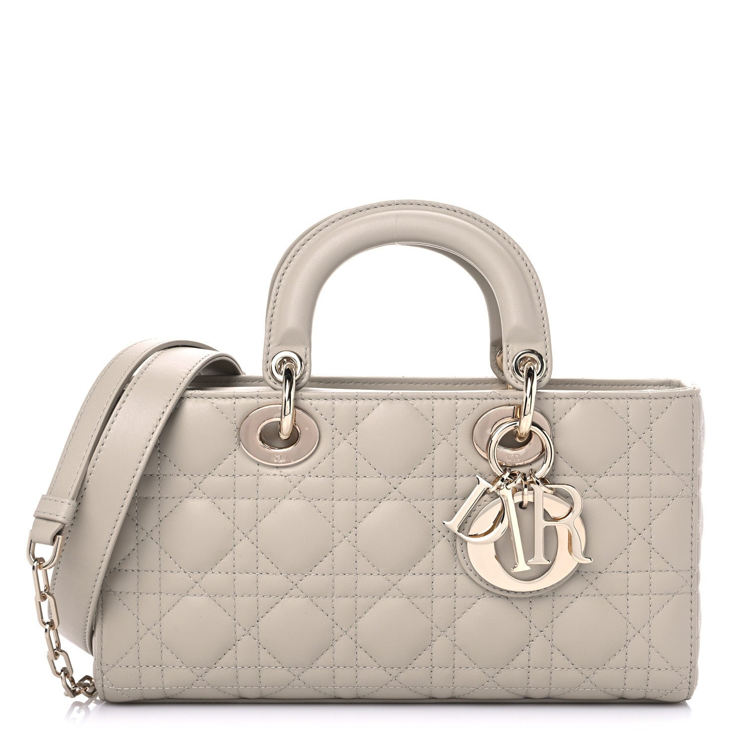 Christian Dior Lambskin Cannage Lady D-Joy Sable 1 of 6