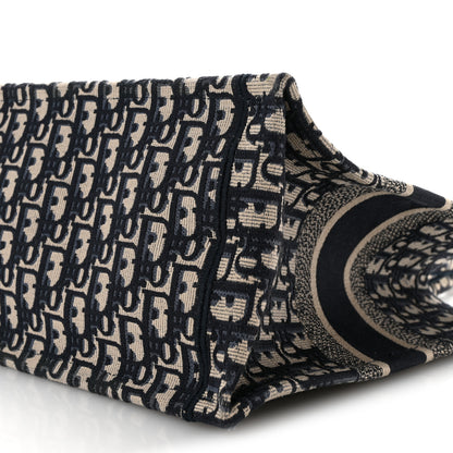 Christian Dior Oblique Medium Book Tote Blue Multicolor 10 of 14