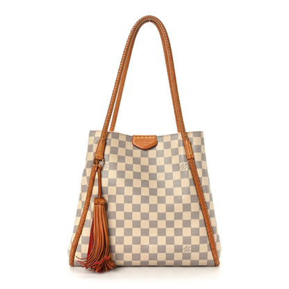 Louis Vuitton Damier Azur Propriano Rose Ballerine 1 of 8