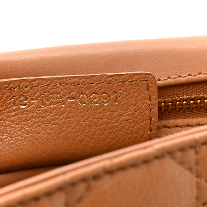 Christian Dior Calfskin Cannage Medium Caro Bag Tan 7 of 10