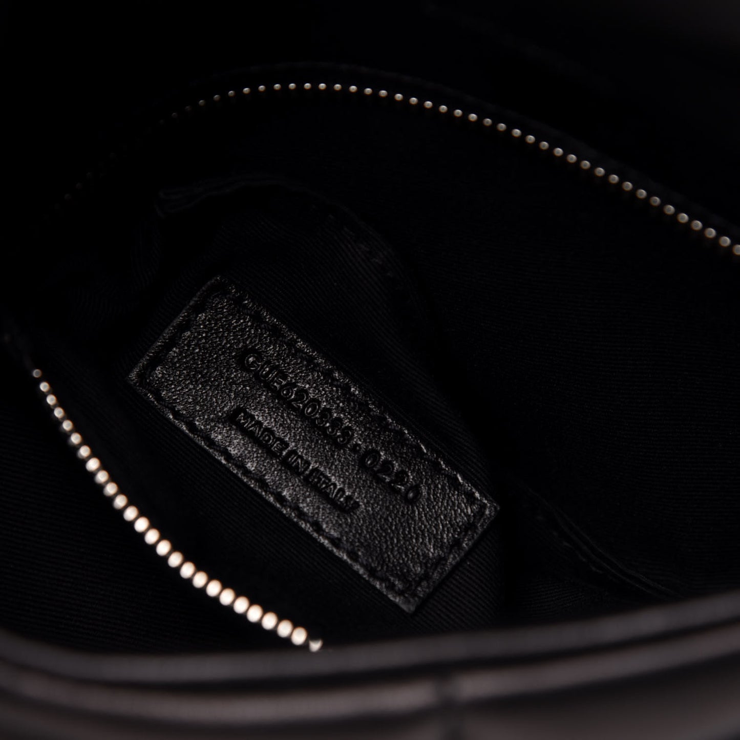 Lambskin Quilted Toy Loulou Puffer Monogram Chain Satchel Black