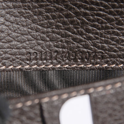 Gucci Crystal Monogram Zip Around Travel Wallet Beige Brown 7 of 8