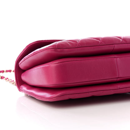 Chanel Lambskin Quilted Small Trendy CC Dual Handle Bag Dark Pink 8 of 10