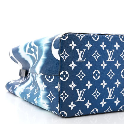 Louis Vuitton Monogram Escale Neonoe MM Blue 9 of 10