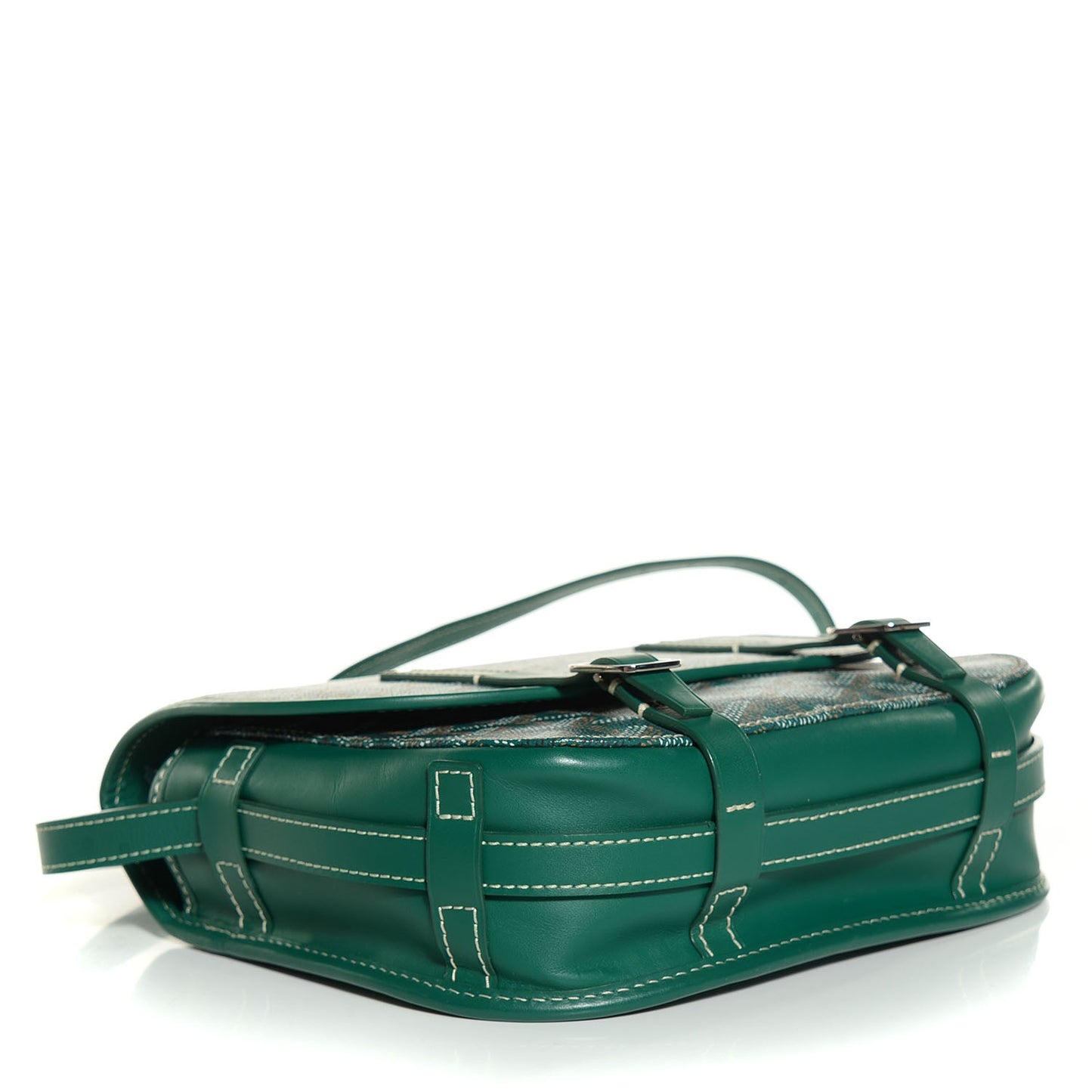 Goyardine Belvedere PM Messenger Bag Green