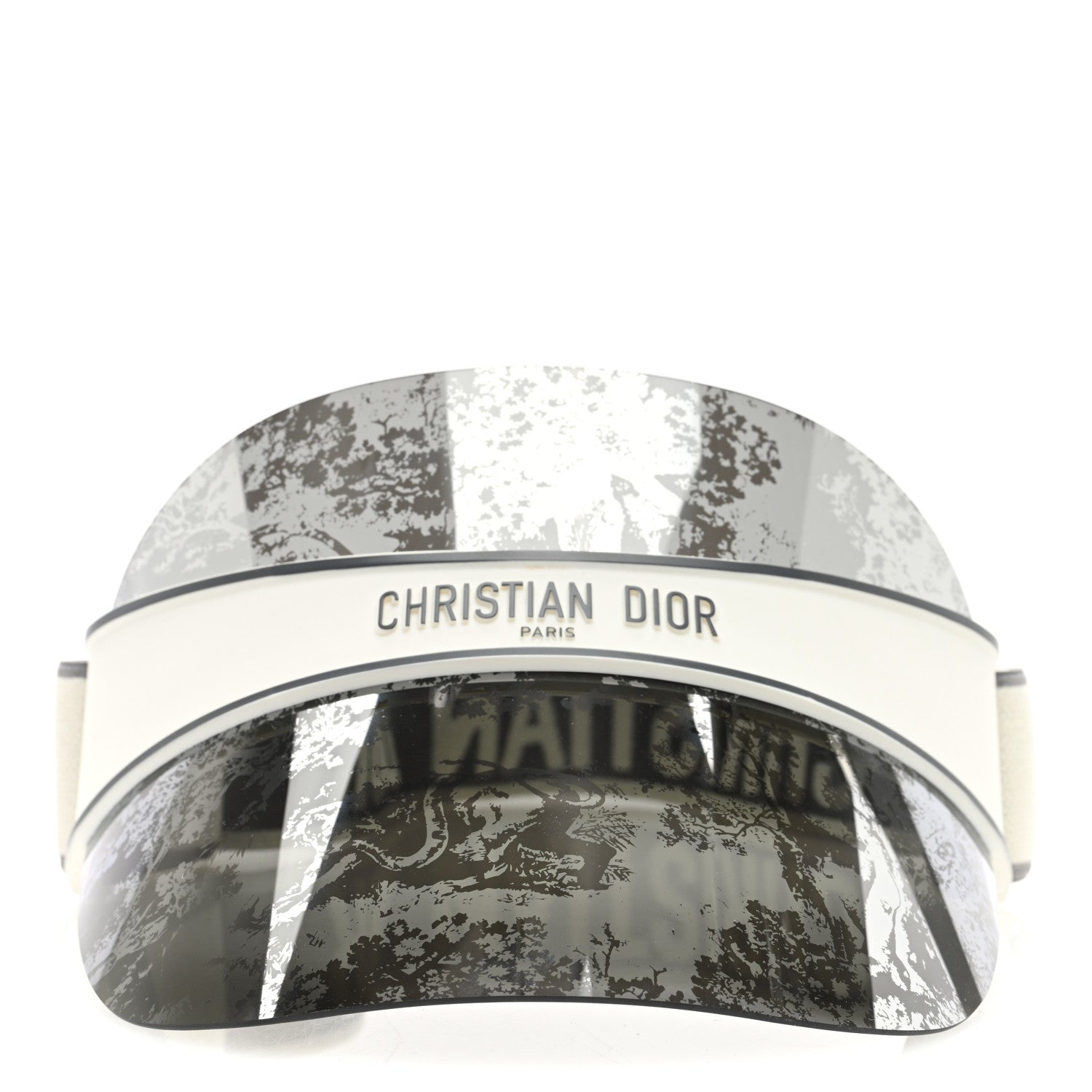 Christian Dior Toile de Jouy DiorClub V1U Sun Visor White 3 of 7