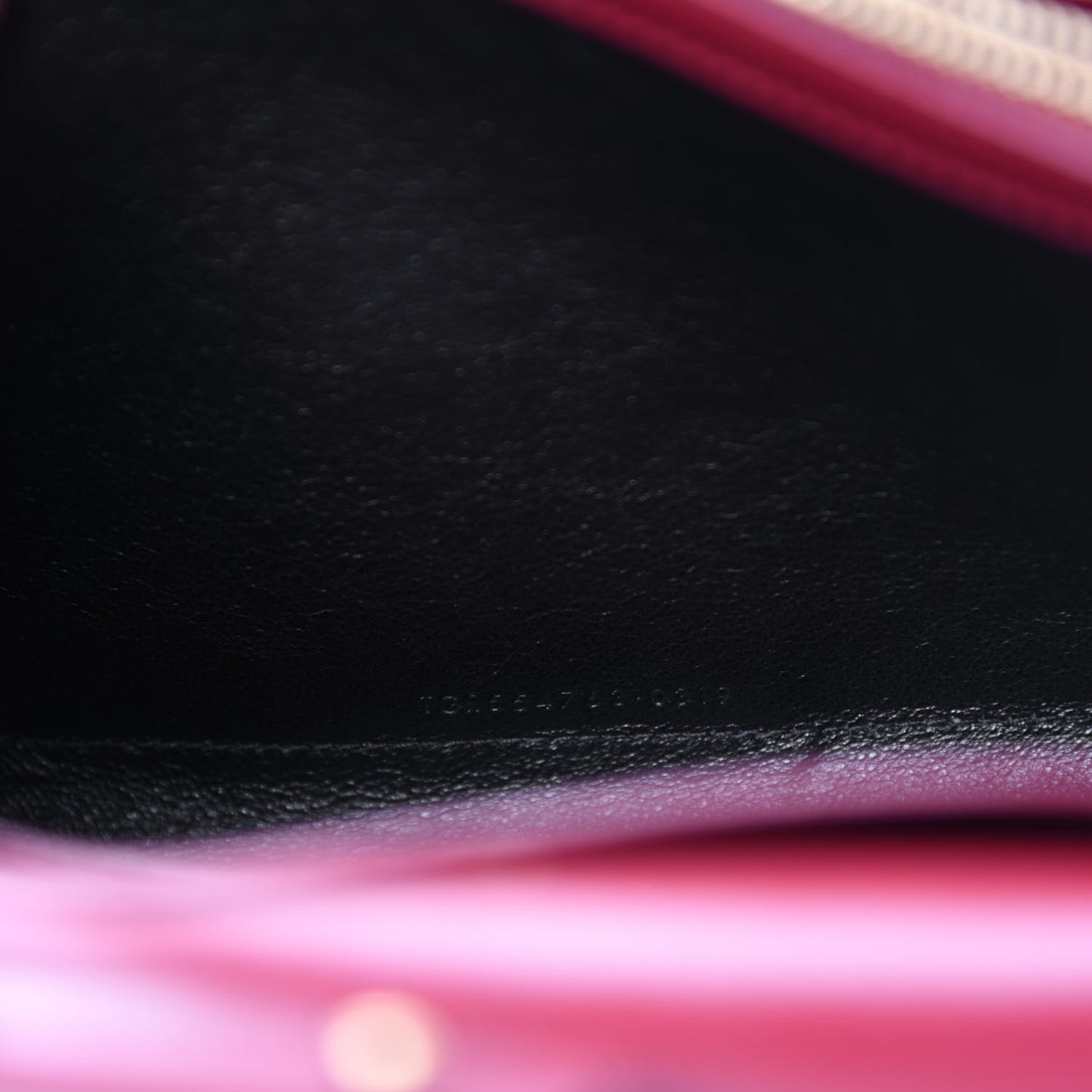 Smooth Calfskin Monogram Sulpice Chain Wallet Amaretto