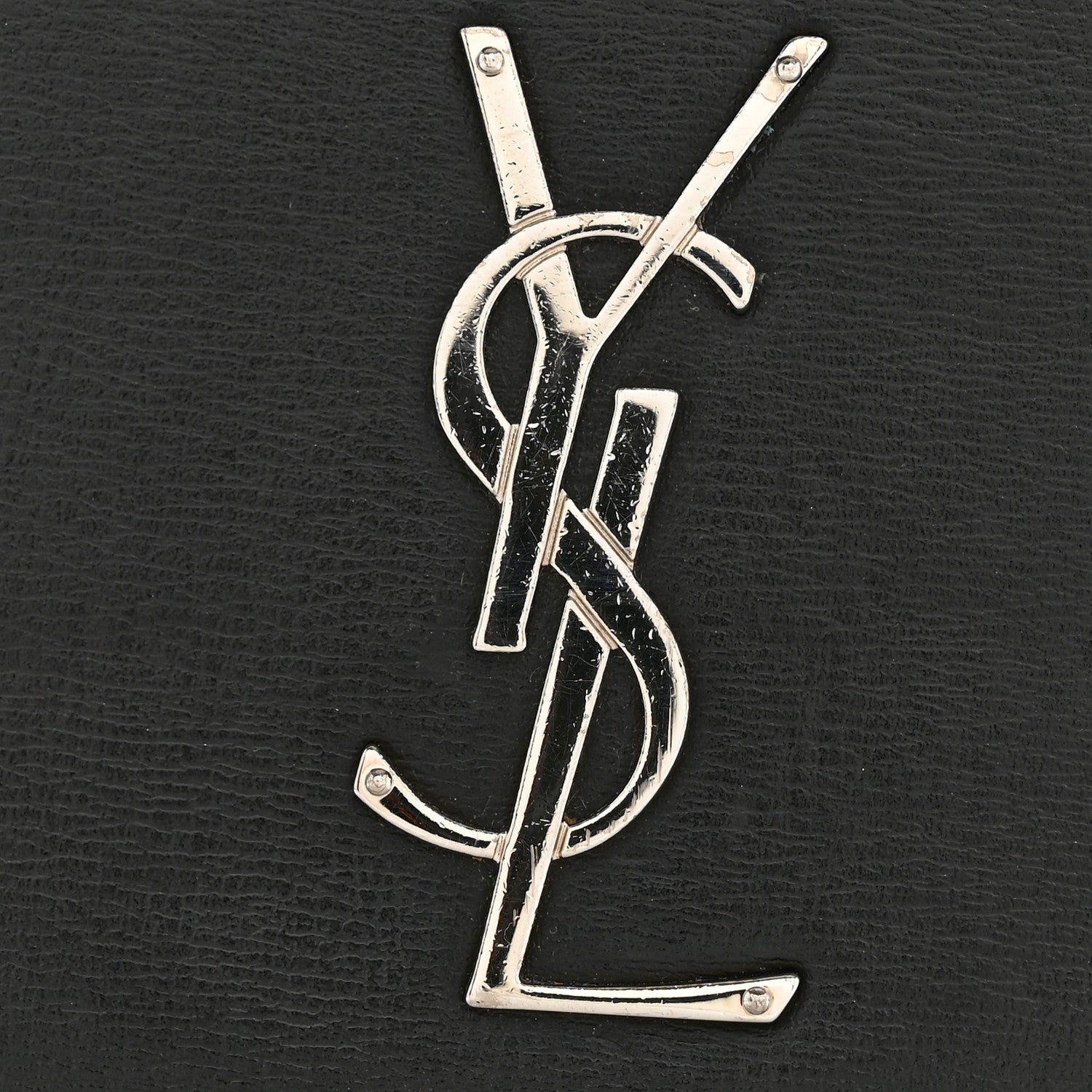 Saint Laurent Calfskin Medium Monogram Sunset Black 12 of 16
