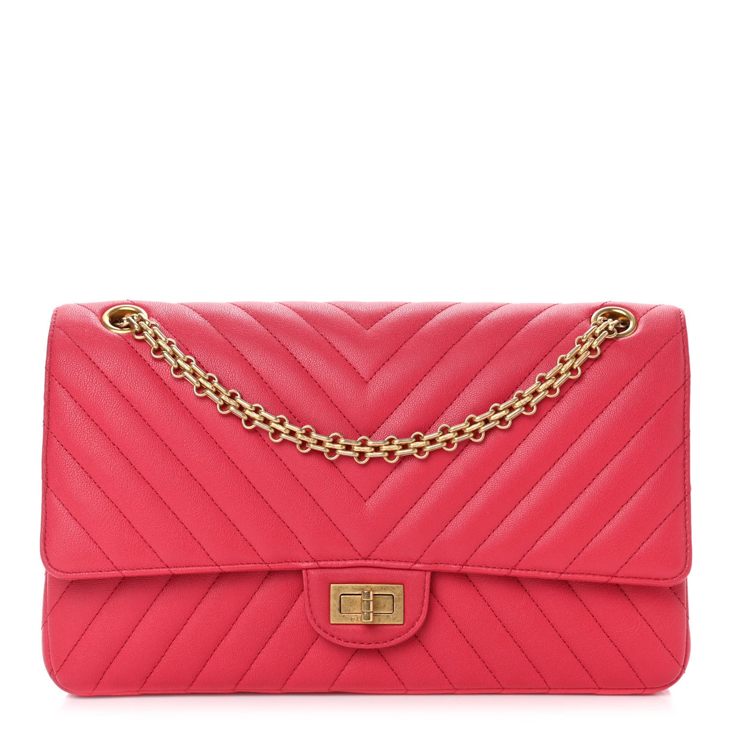 Sheepskin Chevron Quilted 2.55 Reissue 226 Flap Pink