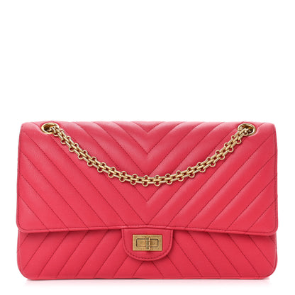 Chanel Sheepskin Chevron Quilted 2.55 Reissue 226 Flap Pink 1 of 10