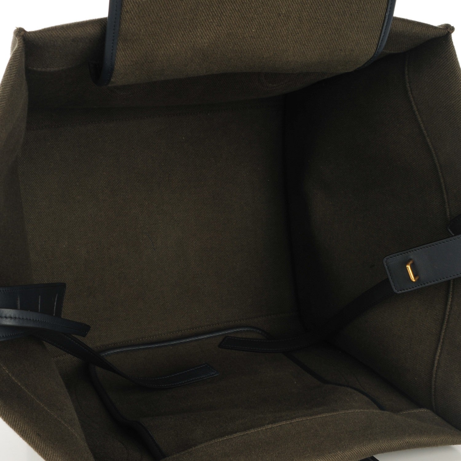 Celine Cotton Canvas Medium Phantom Luggage Olive 5 of 8