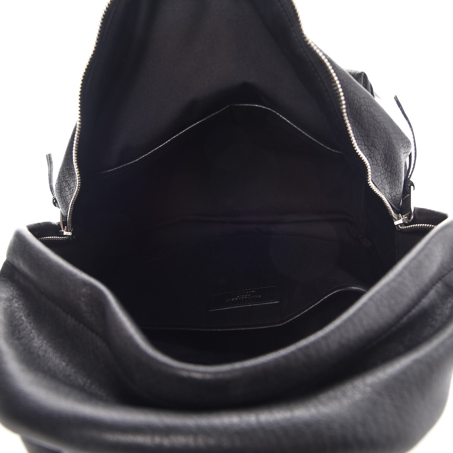 Saint Laurent Lambskin Mini City Backpack Black 5 of 9