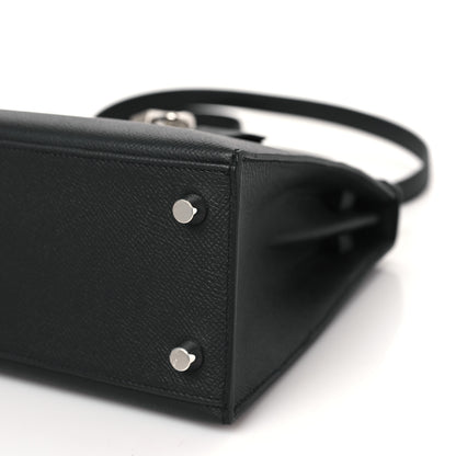 Hermes Epsom Kelly Sellier 25 Black 8 of 9