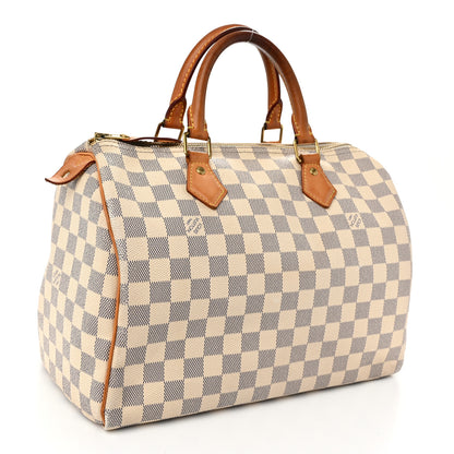Louis Vuitton Damier Azur Speedy 30 3 of 12