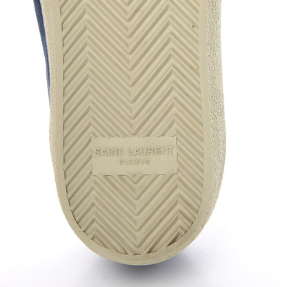 Saint Laurent Suede Womens Court Classic Sneakers 37.5 Denim 11 of 21
