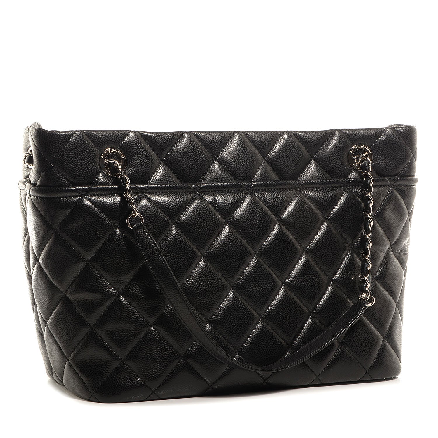 Chanel Caviar CC Timeless Soft Tote Black 3 of 7