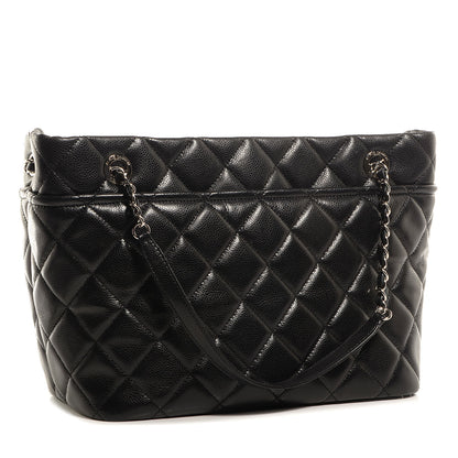 Chanel Caviar CC Timeless Soft Tote Black 3 of 7