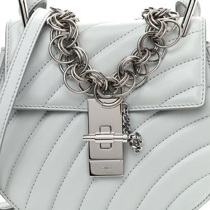 Chloe Calfskin Quilted Mini Drew Bijou Shoulder Bag Airy Grey 7 of 10