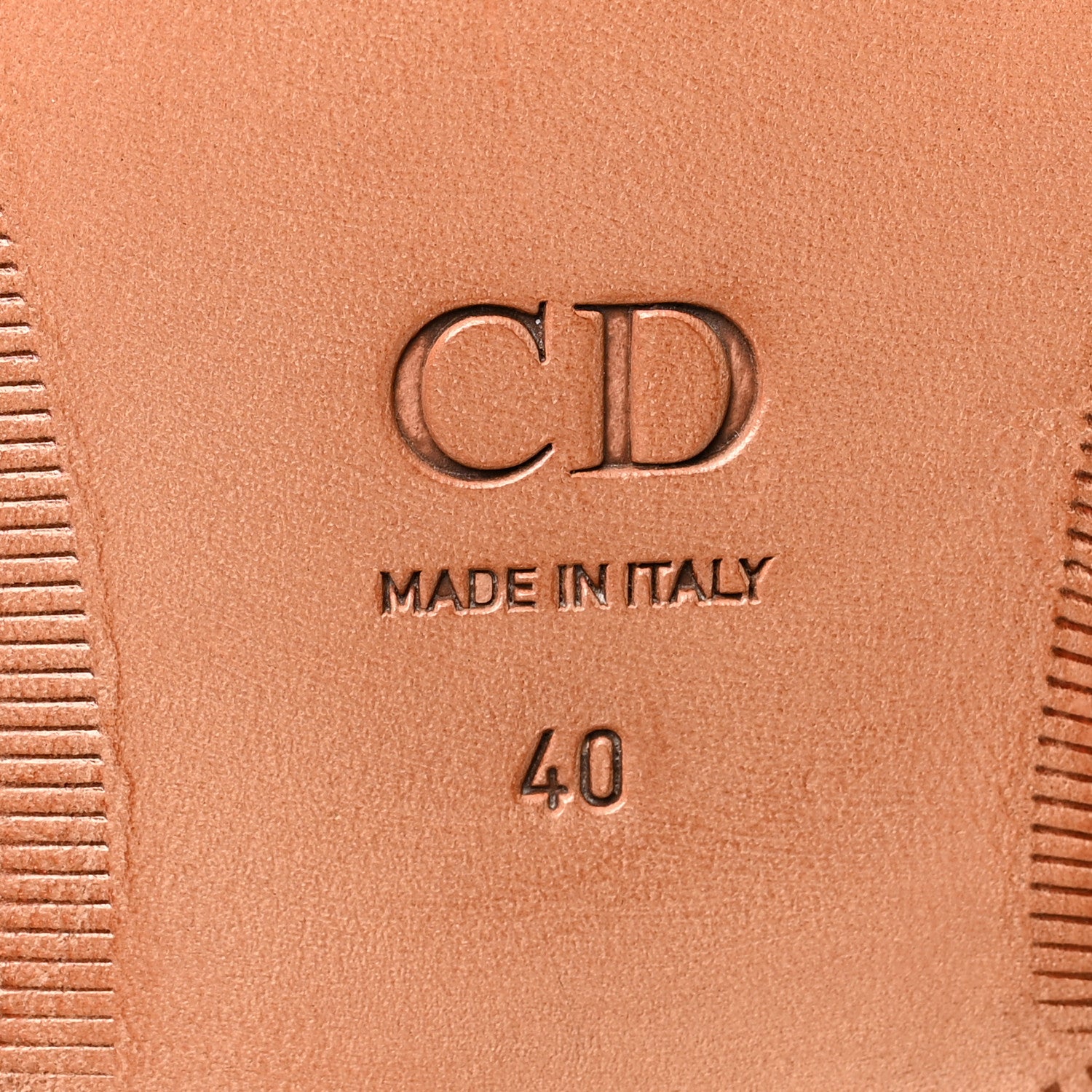 Christian Dior Brushed Calfskin Mens Logo Plaque Loafers 40 Red Black 8 of 8