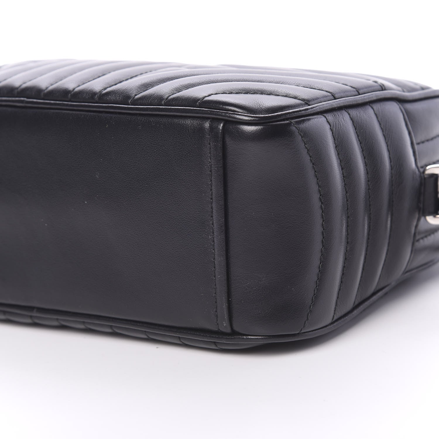 Prada Soft Calfskin Diagramme Crossbody Bag Black 9 of 10