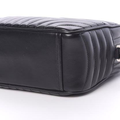 Prada Soft Calfskin Diagramme Crossbody Bag Black 9 of 10