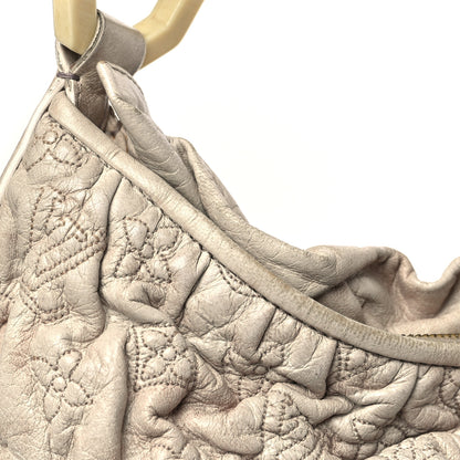 Louis Vuitton Lambskin Olympe Nimbus GM Ecru 9 of 10