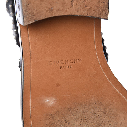 Givenchy Calfskin Studded Prue Buckle Bootie 38 Black 9 of 18