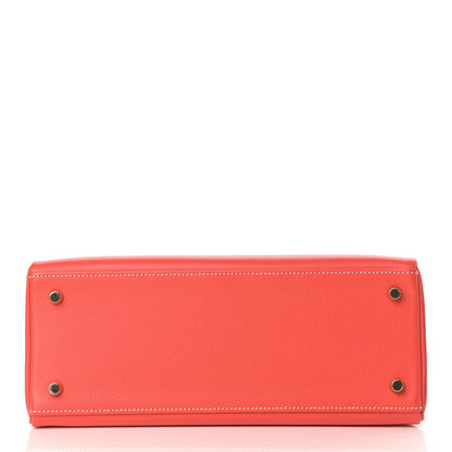 Hermes Epsom Candy Kelly Retourne 28 Rose Jaipur Gold 5 of 41