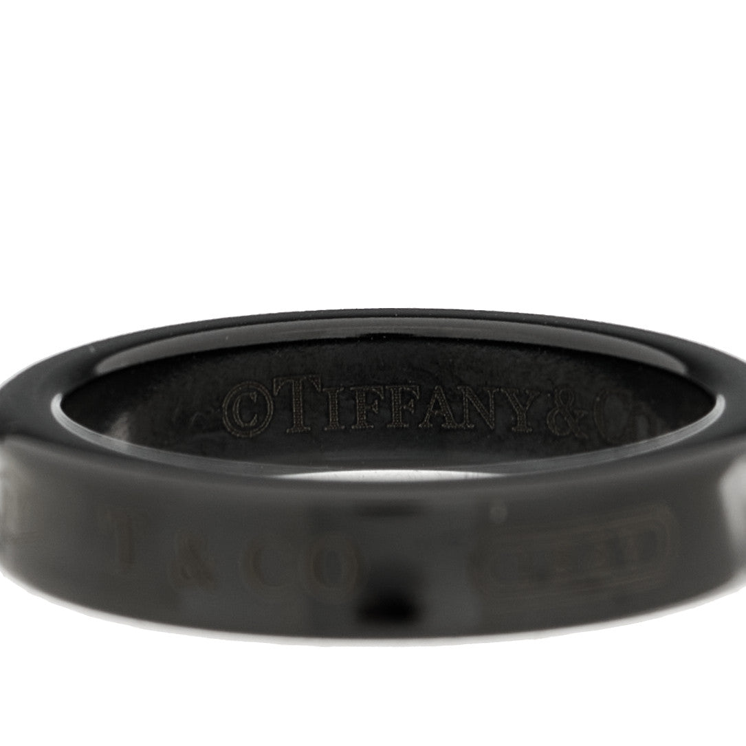 Tiffany Titanium 1837 Narrow Band Ring 50 5.25 4 of 5
