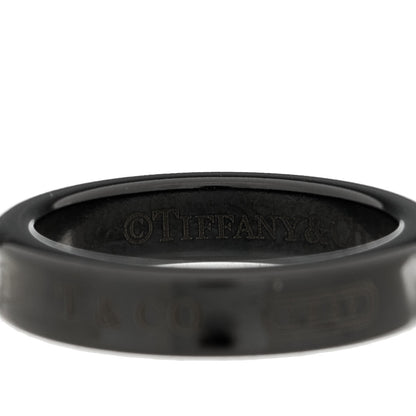 Tiffany Titanium 1837 Narrow Band Ring 50 5.25 4 of 5
