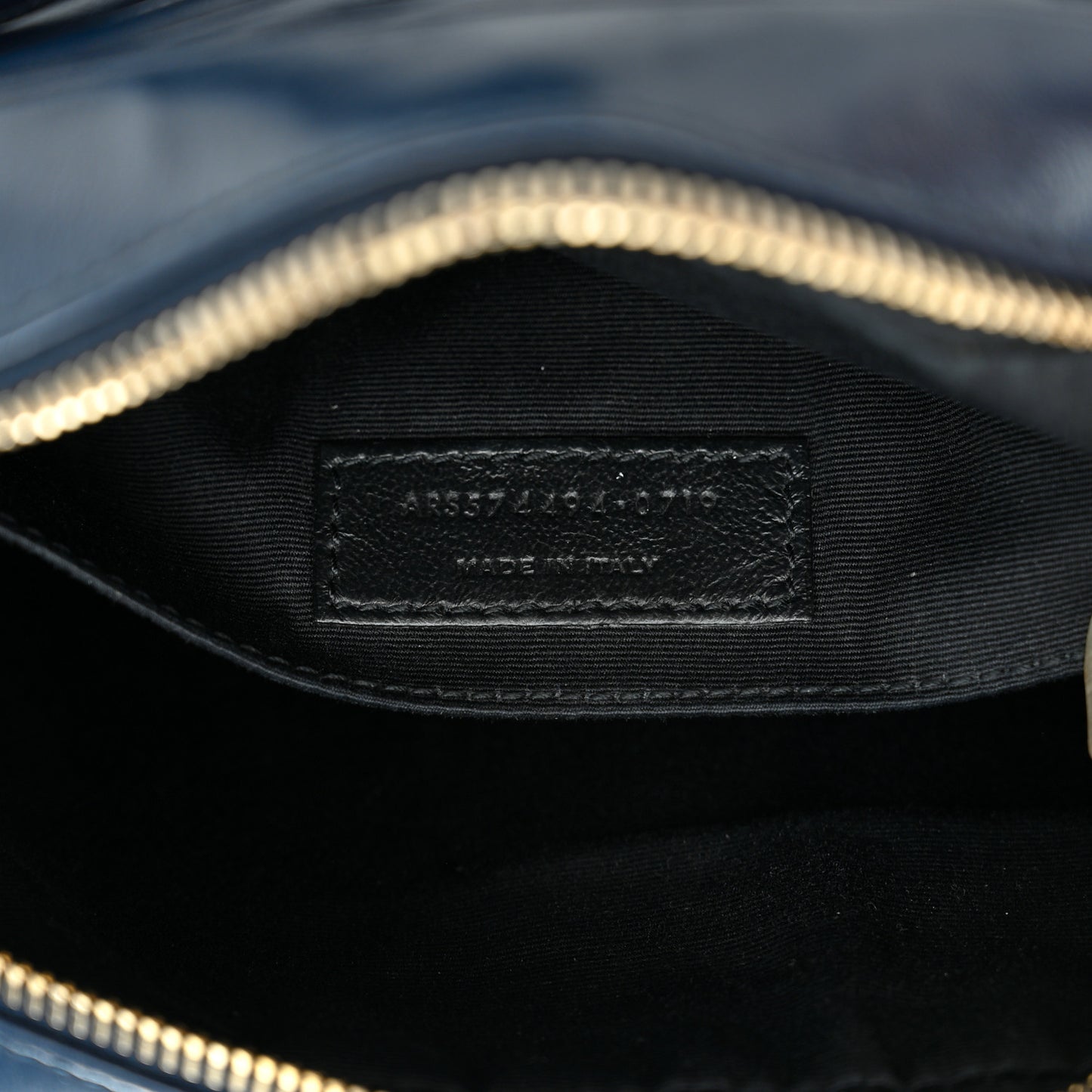 Calfskin Matelasse Monogram Lou Camera Bag Navy