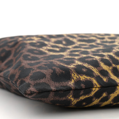 Saint Laurent Canvas Leopard Tote Black 9 of 13