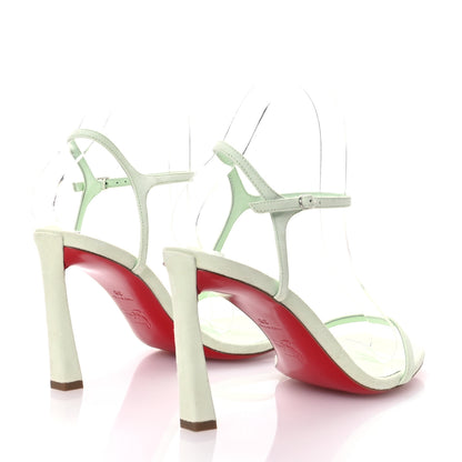 Christian Louboutin Suede Condora 85 Sandals 38 Studio Green 5 of 7