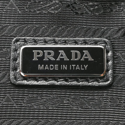 Prada Saffiano Lux Triangle Shoulder Bag Mango 6 of 9
