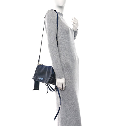 Prada Glace Calf Etiquette Flap Inchiostro Astrale 2 of 8