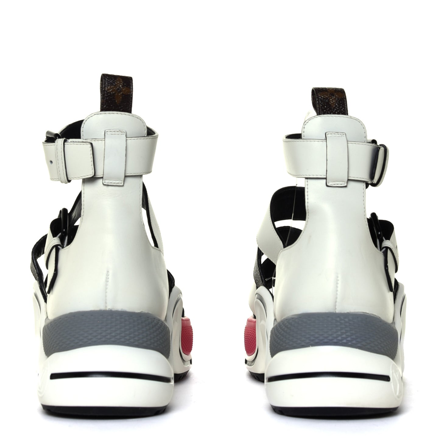 Patent Monogram LV Archlight Sandal 41 White