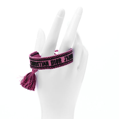 Christian Dior Woven Cotton J'Adior Friendship Bracelet Pink Pink 2 of 3