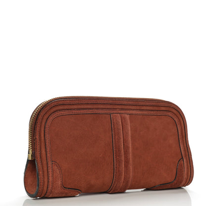 Burberry Prorsum Grainy Nubuck Alma Fox Clutch 3 of 7