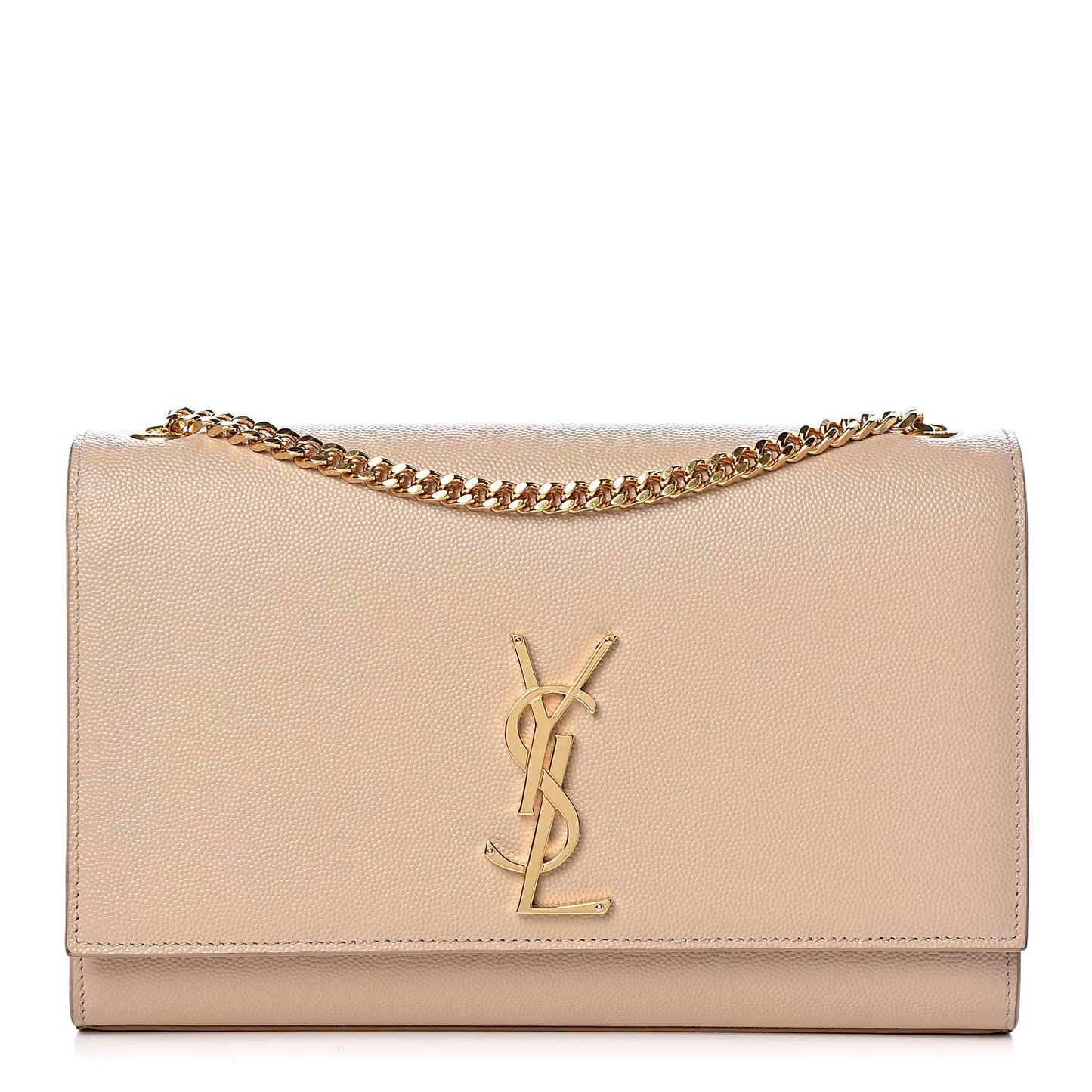 Grain De Poudre Medium Monogram Kate Satchel Nude Powder