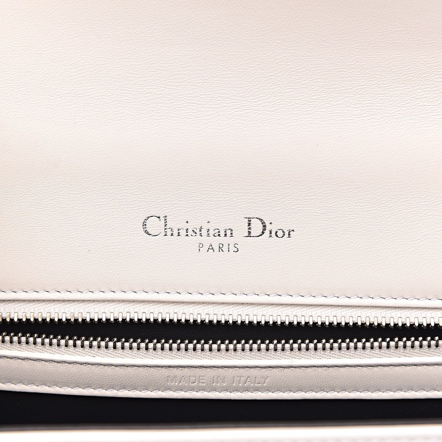 Christian Dior Patent Micro-Cannage Small Diorama Flap Bag White 6 of 13