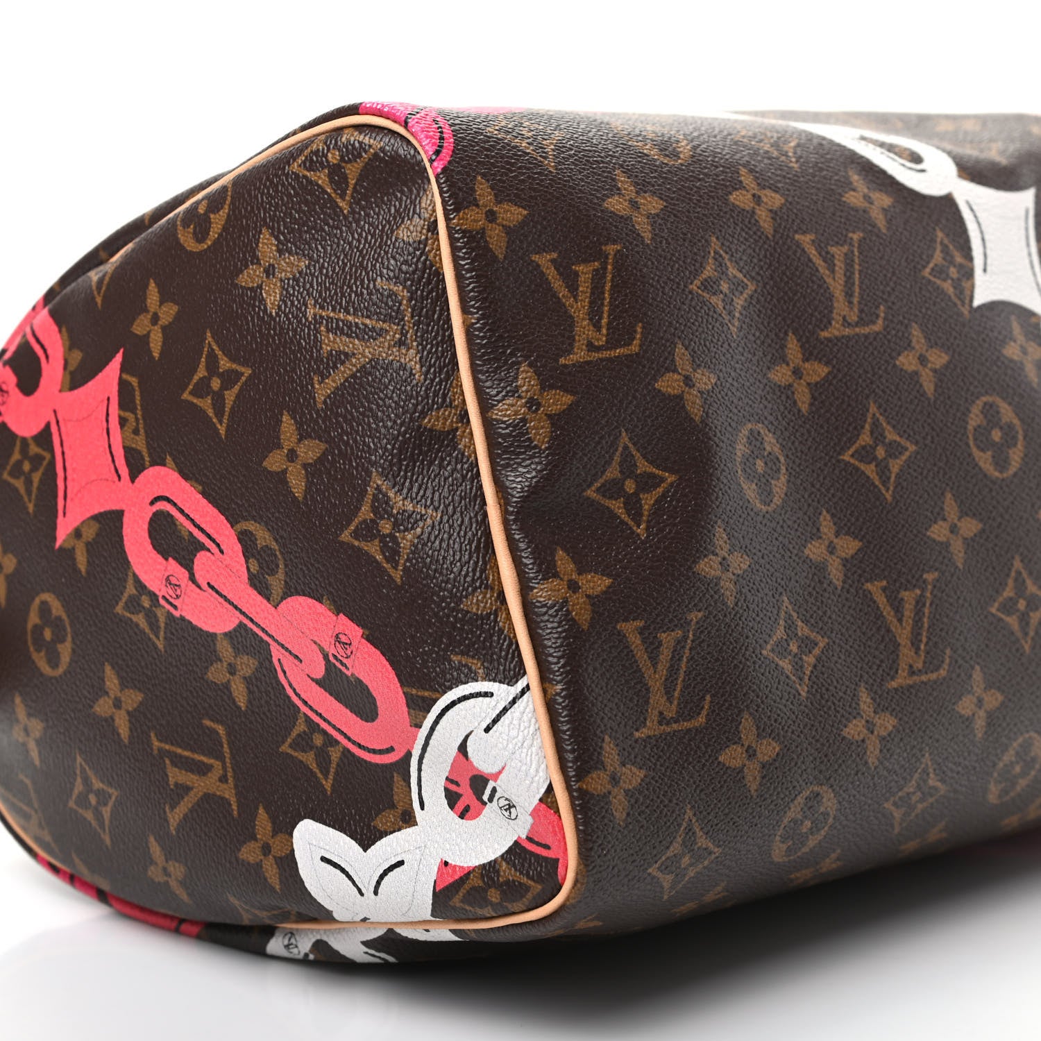 Louis Vuitton Monogram Bay Speedy 30 Rose Ballerine Poppy 9 of 11