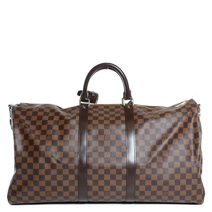 Louis Vuitton Damier Ebene Keepall Bandouliere 55 1 of 7