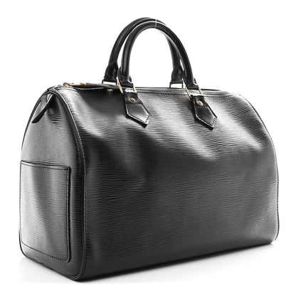 Louis Vuitton Epi Speedy 30 Black 3 of 10
