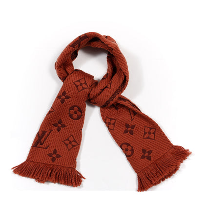 Louis Vuitton Wool Silk Logomania Scarf Orient 1 of 3
